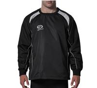 Optimum Unisex Senior Windbreaker Sports Contact Top Stay Cool and Comfortable During Rugby and Football Trainings in All Weather - Black/White, XXXXL