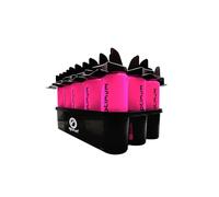 Optimum WATER BOTTLE CARRIER & 12 PINK BOTTLES SET
