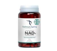 OptimumAgeing NAD+ Supplements UK 60 x 350mg | Made in UK & Third Party Tested | Vegan Advanced NAD Resveratrol Supplement | Supports Cellular Energy & Metabolism | Slow-Release Capsules