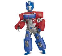 Optimus Prime Costume, Inflatable Transformers Costumes for Boys, Kids Size Fan Operated Expandable Character Blow Up Suit One Size