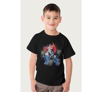 Optimus Prime Splatter Transformers T-Shirt Transformers Black 3-4 Years