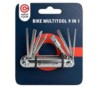 Optio Cycle Bike Multi Tool 9-in-1 - Compact Bicycle Tool Kit | Cycling Multitool Mini for MTB, Road, Gravel & BMX Repairs | Bike Multifunction Tools