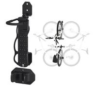 Optio Cycle Vertical Bike Wall Mount Foldable - Bike Rack with 180° Swivel for E-Bike, MTB, Gravel & Road Bikes up to 25kg | Wall Mounted Bicycle Rack for Garage, Home & Storage