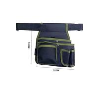 (Option 10 Green) Retro Pouch Hardware Organizer Multipurpose Artificial Leather Portable Tool Bag Holder Waist Pack for Pliers Wrench Woodworking