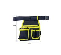 (Option 10 Yellow) Retro Pouch Hardware Organizer Multipurpose Artificial Leather Portable Tool Bag Holder Waist Pack for Pliers Wrench Woodworking