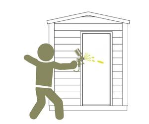 Optional Top Coat For Shire Bute Shed 6' x 4' 1"