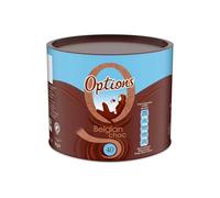 Options Belgian Chocolate Instant Hot Chocolate Drink 1KG