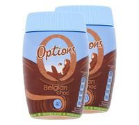 Options Belgian Chocolate Instant Hot Chocolate Drink 2 X 395G