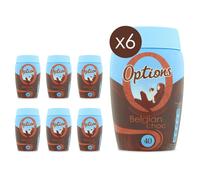 Options Belgian Chocolate Instant Hot Chocolate Drink 395g (6 pack)