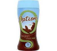 Options Belgian Chocolate Mint Instant Hot Chocolate Drink - Heisse Tinkschokolade mit Pfefferminzgeschmack , 220g (1er Pack)