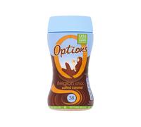 Options Belgian Chocolate Salted Caramel Jar Instant Hot Chocolate Drink Flavoured Sachet or Jar Format