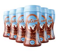 Options Belgian Hot Chocolate Drink (Multipack of 6 x 220g Jars)