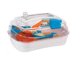 Options Dwarf Hamster Abode - Blue and Orange - 55 x 39 x 26.5cm