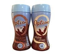 Options Hot Chocolate Double Variety Bundle Set! Belgian Chocolate and White Chocolate! Hot Chocolate Lovers Delight!