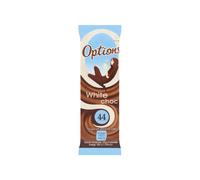 Options Hot Chocolate - White Chocolate - 1 x Sachet - Instant Hot Chocolate