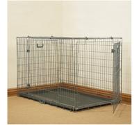 Options Two Door Dog Cage - Medium - 76 x 56 x 61cm