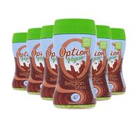 Options Vegan Belgian Hot Chocolate Drink (Multipack of 6 x 200 g Jars)