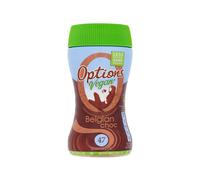 Options Vegan Hot Chocolate - Belgian Chocolate - 220g Jar - Instant Hot Chocolate - Plant Based - Dairy Free Hot Chocolate