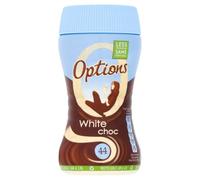 Options White Hot Chocolate Drink, 220 g Jar