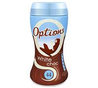 Options White Hot Chocolate Drink 220g (Pack of 6 Jars)