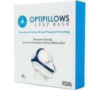 Optipillows Nasal Pillow Mask Kit with Adjustable Expiratory Resistance, Proprietary Valve, Head Strap, and 3 Sizes - Complete Sleep Apnea Solution - (EPAP Mask)