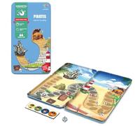 OptiPlay Magnetic Travel Game, Mini Board Games, Dice Game With Figures