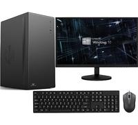 Optiplex Intel i7 4770 16GB RAM 512GB M.2 SSD WiFi Windows 11 Desktop PC 27-inch VenoScorp V100 Computer Bundle