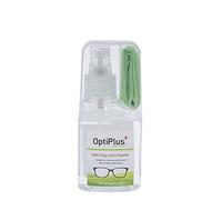 OptiPlus Anti-Fog Lens Cleaning Spray Kit l Cleaning Spray and Microfiber Cloth for Glasses, Laptops Screens, Smart Phones, Optical Lens, Goggles, Watch Screen and More l Defogging and Cleaning l 2oz