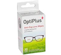 OptiPlus Anti-Fog Lens Cleaning Wipes - 30 Pack | Long-Lasting Fog Protection for Glasses | Ideal for Travel & Everyday Use