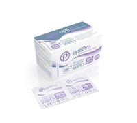 OptiPro Pre-Injection Wipes (x100) - Individually Wrapped Disposable Medical Skin Cleaning Easy-Tear 70% Isopropyl Alcohol Sachet (100 Wipes) (Packag