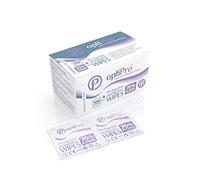 OptiPro Pre-Injection Wipes (x100) - Individually Wrapped Disposable Medical Skin Cleaning Easy-Tear 70% Isopropyl Alcohol Sachet (100 Wipes) (Packaging May Vary)