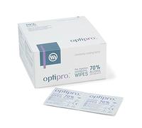 OptiPro Pre-Injection Wipes (x200) - Individually Wrapped Disposable Medical Skin Cleaning Easy-Tear 70% Isopropyl Alcohol Sachet (200 Wipes) (Packaging May Vary)