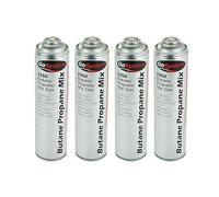 OPtiProducts 4 X 350g EN417 Gas Can for Weed Burner, Camping Stove & BBQ