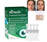 Optivipro Presbyopia Eye Drops, Optivipro Eye Drops, Presbyopia Recovery Treatment Eye Drops, Eye Drops for Presbyopia, Blurred Vision, Eye Soreness, Dryness, Fatigue (1 x Optivipro for a Try)