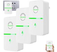 Optiwatt Power Saver Uk Plug, Optiwatt Electric Saver,Stopwatt Energy Saving Device Uk,Smart-Capacitor Voltage Stabilizer,Lug & Play For Home Office Appliance,Cuts Bills & Filters Dirty Power (3Pcs)