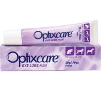 Optixcare Eye Lube Plus Lubricant Gel For Pet Dog Cat Horse Dry Itchy Eyes 20g