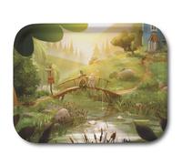 Opto Design Moomin TV-Series tray 27x20 cm Moomin & Snufkin bridge
