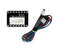 Optocoupler Isolation Signal Buffer Module for Stepper Drivers | Prevents mainboard , reduces IC stress, supports dual motors, includes cable, black PCB design