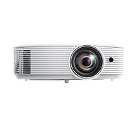 Optoma GT1080HDRx Short Throw Gaming Projector | Enhanced Gaming Mode for 1080p 120Hz Gameplay at 8.4ms | 1080p and HDR support with 4K UHD input | Bright 3,800 Lumens for Day and Night Gaming | White