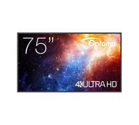 Optoma N3751K Digital signage flat panel 190.5 cm (75") LED Wi-Fi 450 cd/m 4K Ultra HD Black Android 11 24/7