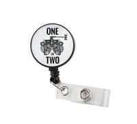 Optometrist Badge Reel Optometry Optometry ID Badges Holder Optometrist Gift Optometries Optician Gift Eye Doctor Badge Reell (ONE OR Two BR3)