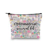Optometrist Gift Eye Doctor Vision Zipper Pouch Optometrist Survival Kit Makeup Bag Gift for Optometrist (Optometrist Bag EU)