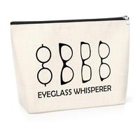 Optometrist Gifts for Women Makeup Bag Eye Doctor Appreciation Gifts for Optometrist Ophthalmic Assistant Cosmetic Pouch Christmas Birthday Graduation Present for Friend Zipper Bag