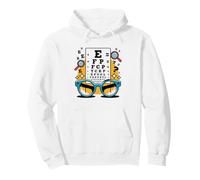 Optometrist Vocabulary Phoropter Word Infographic Visual Pullover Hoodie