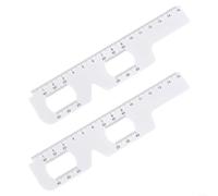 Optometry Essentials Eye Chart and Prescription PD Ruler for Home and Clinical Use (GJC26-2pcs)