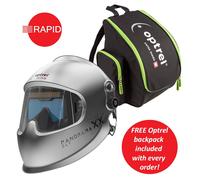 Optrel Panoramaxx CLT 2.0 Silver Auto Darkening Welding Helmet Shades 4-12 + BAG