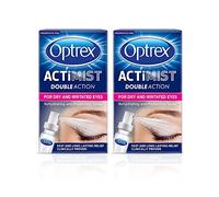 Optrex ActiMist 2-in-1 Dry and Irritated Eye Spray, Soothing for Itchy Dry Tired Eyes, 10 ml (Pack of 2)