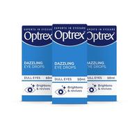 Optrex Eyedew, Dazzling Eye Drops, 10ml each (Pack of 3, 30ml) Brightens Eyes, Instant Results