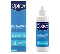 Optrex Multi Action, Eye Wash, 100 ml, for Gentle and Effective Relief, Itchy, Irritated, Tired, Uncomfortable Eyes, Easy to Use,