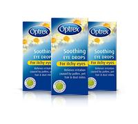 Optrex Soothing Eye Drops, for Itchy Eyes, Hay Fever & Allergy, 10ml (Pack of 3, 30ml)